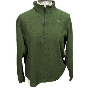KOPPEN 1/4 Zip Green LS Pullover Women’s Large‎ EUC